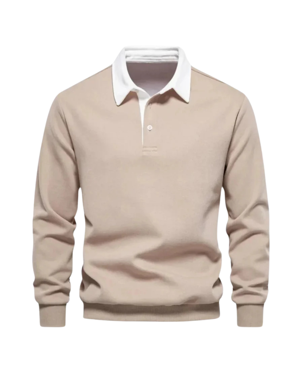 Poloshirt - Langarm-Poloshirt mit Kragen für Männer-HauteBerlin