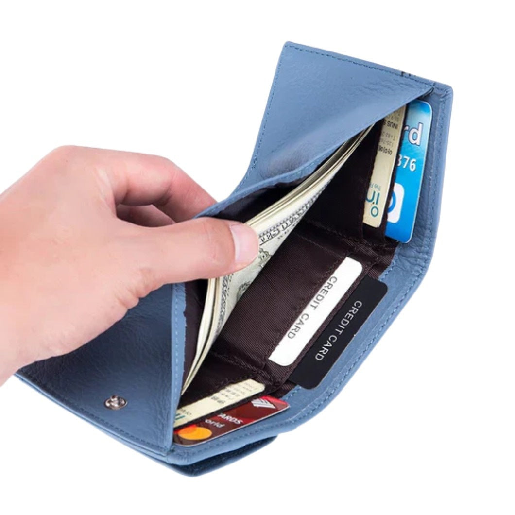 Portemonnaie Damen Klein | RFID Schutz | Echtleder | Kompakt-HauteBerlin