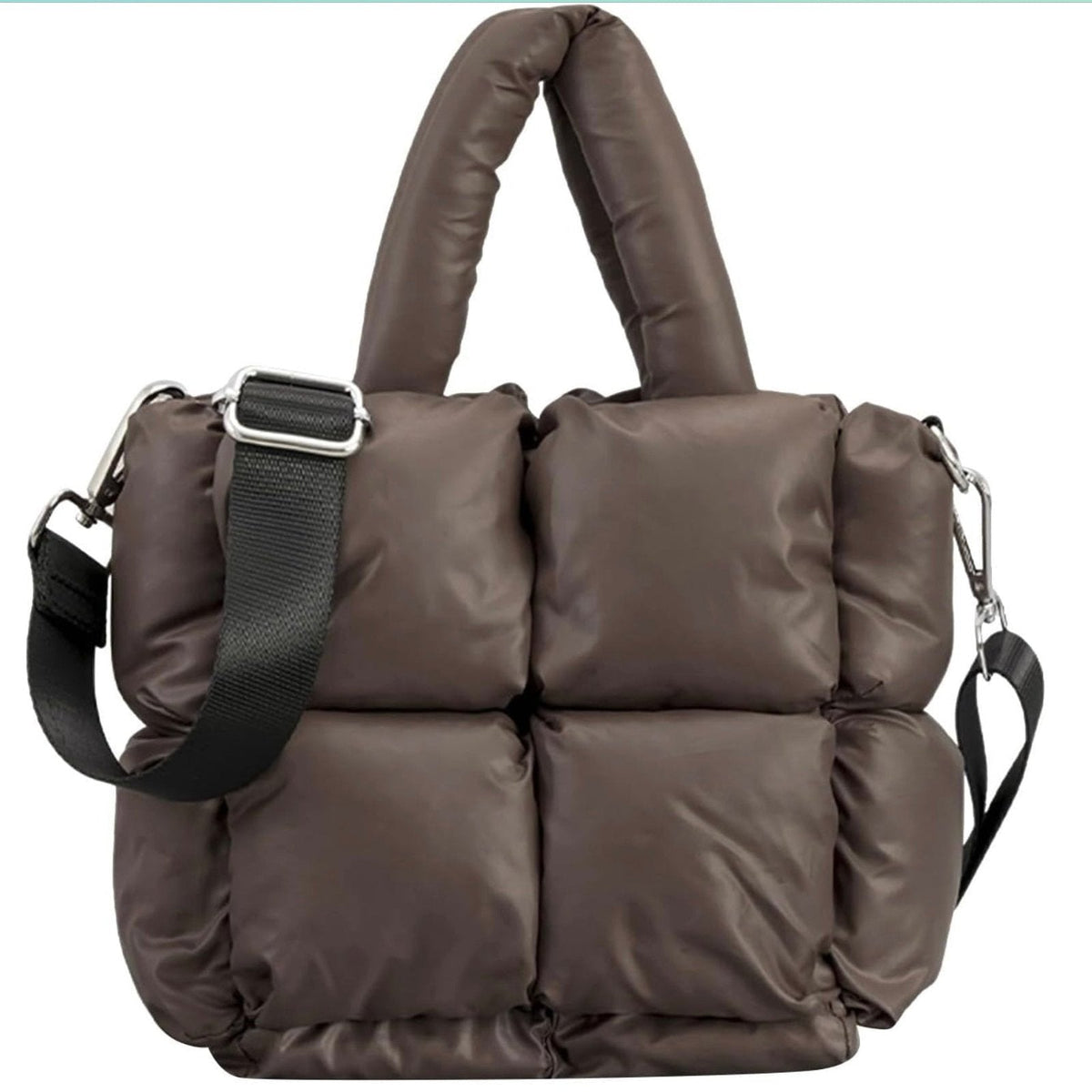 Puffer Tasche Damen | Gesteppte Shopper Tasche | Gepolsterte Henkel-HauteBerlin