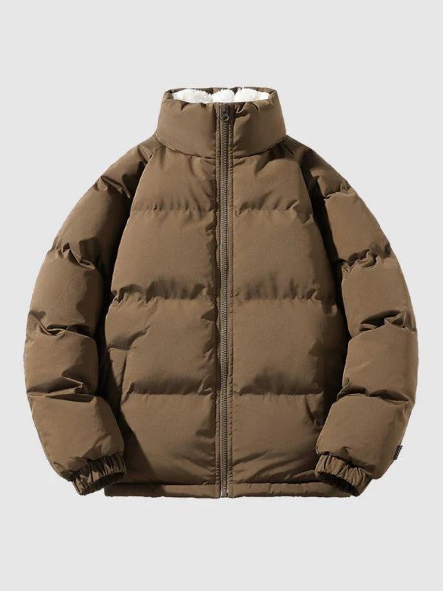 Pufferjacke | Fleece gefüttert | warm | wattierte Jacke | Herren Winterjacke-HauteBerlin