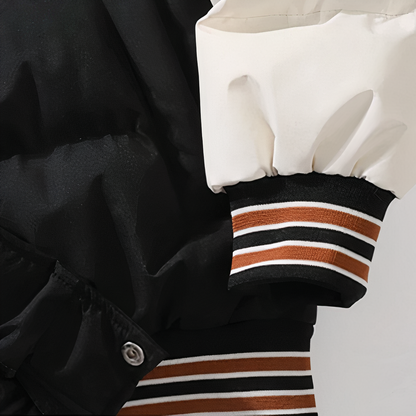 Pufferjacke - Kapuze - Zip-Up - Bomberjacke - Winterjacke für Männer-HauteBerlin