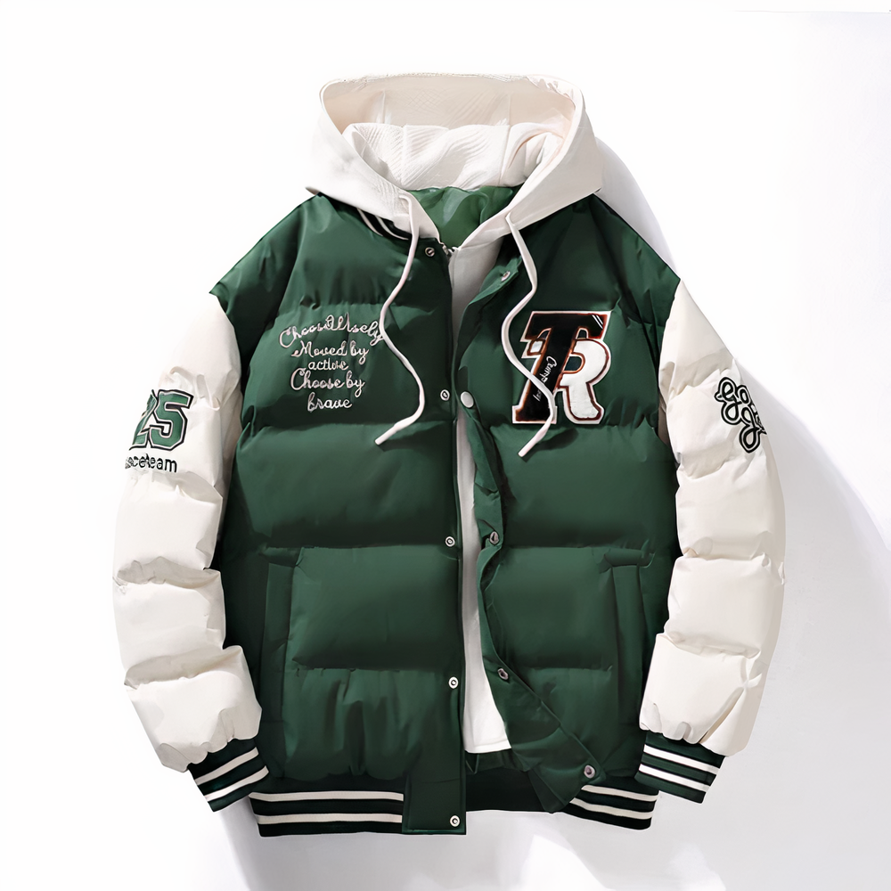 Pufferjacke - Kapuze - Zip-Up - Bomberjacke - Winterjacke für Männer-HauteBerlin