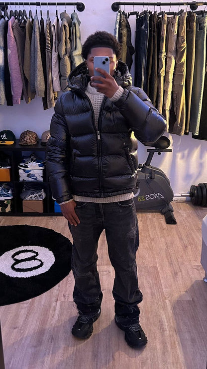 Pufferjacke – Kurze Winterjacke mit Kapuze für Herren-HauteBerlin