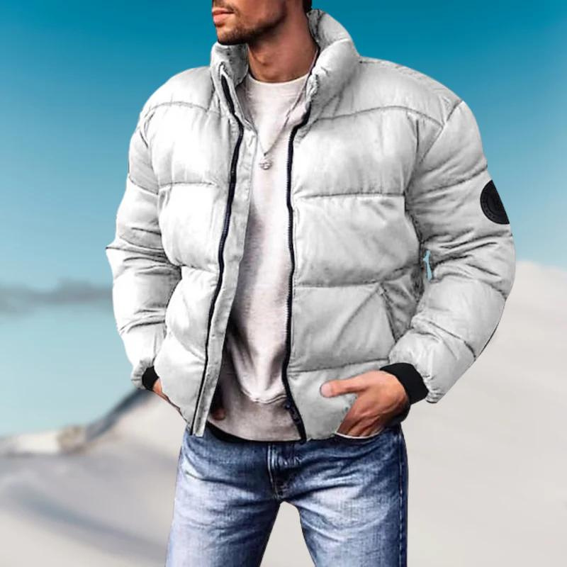 Pufferjacke – Warm – Mit Reißverschluss – Winterjacke für Herren-HauteBerlin