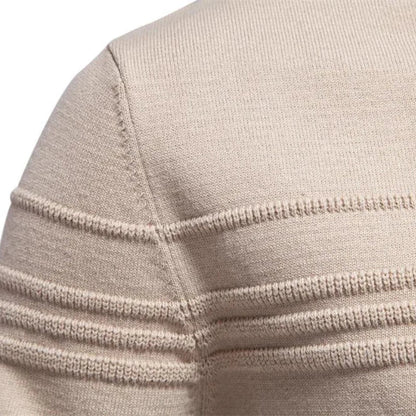 Pullover – Rundhalsausschnitt – Normale Passform – Strickpullover – Herrenpullover-HauteBerlin
