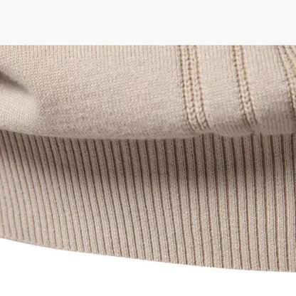 Pullover – Rundhalsausschnitt – Normale Passform – Strickpullover – Herrenpullover-HauteBerlin