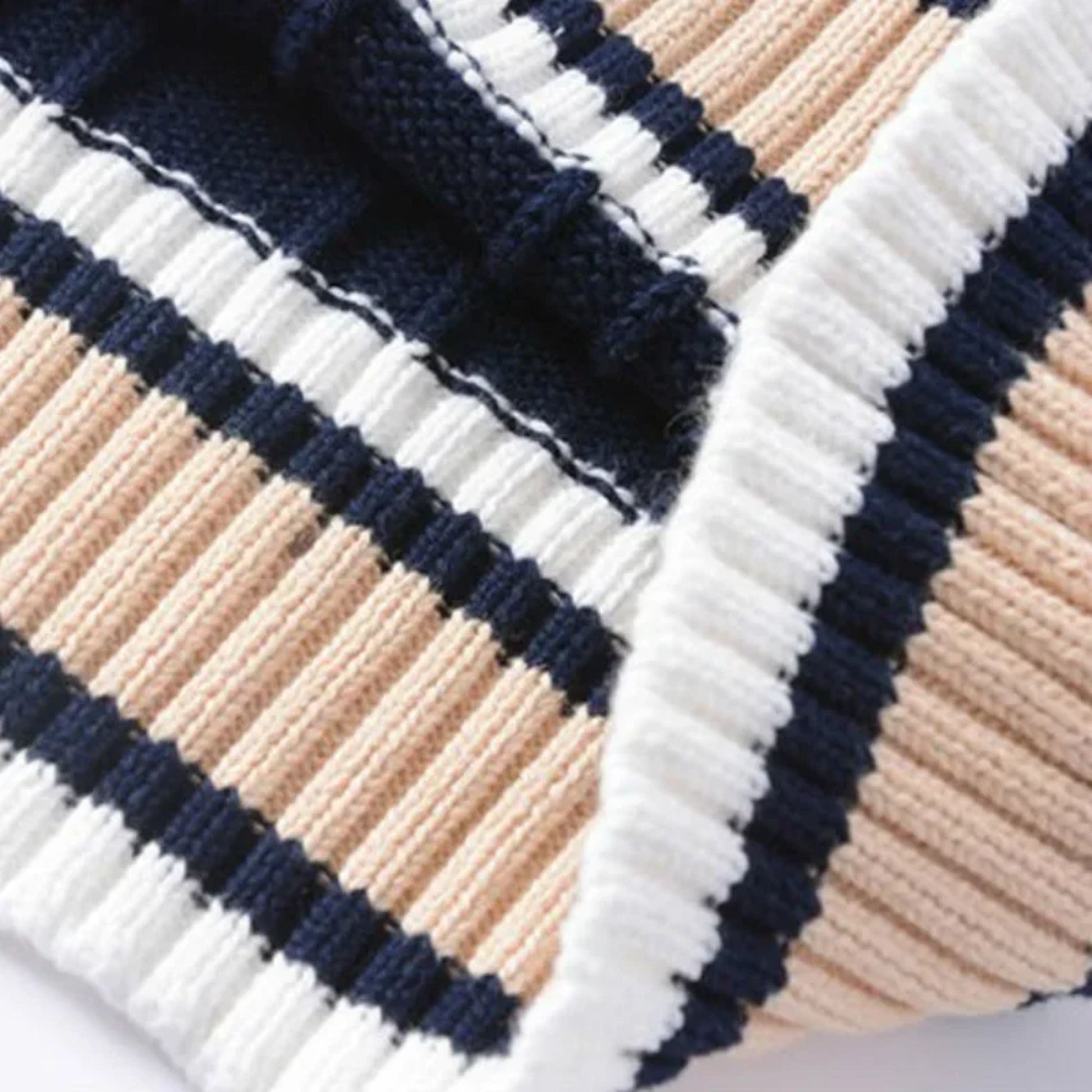 Pulloverweste - Herren ärmellose V-Ausschnitt Pullover Strickweste-HauteBerlin