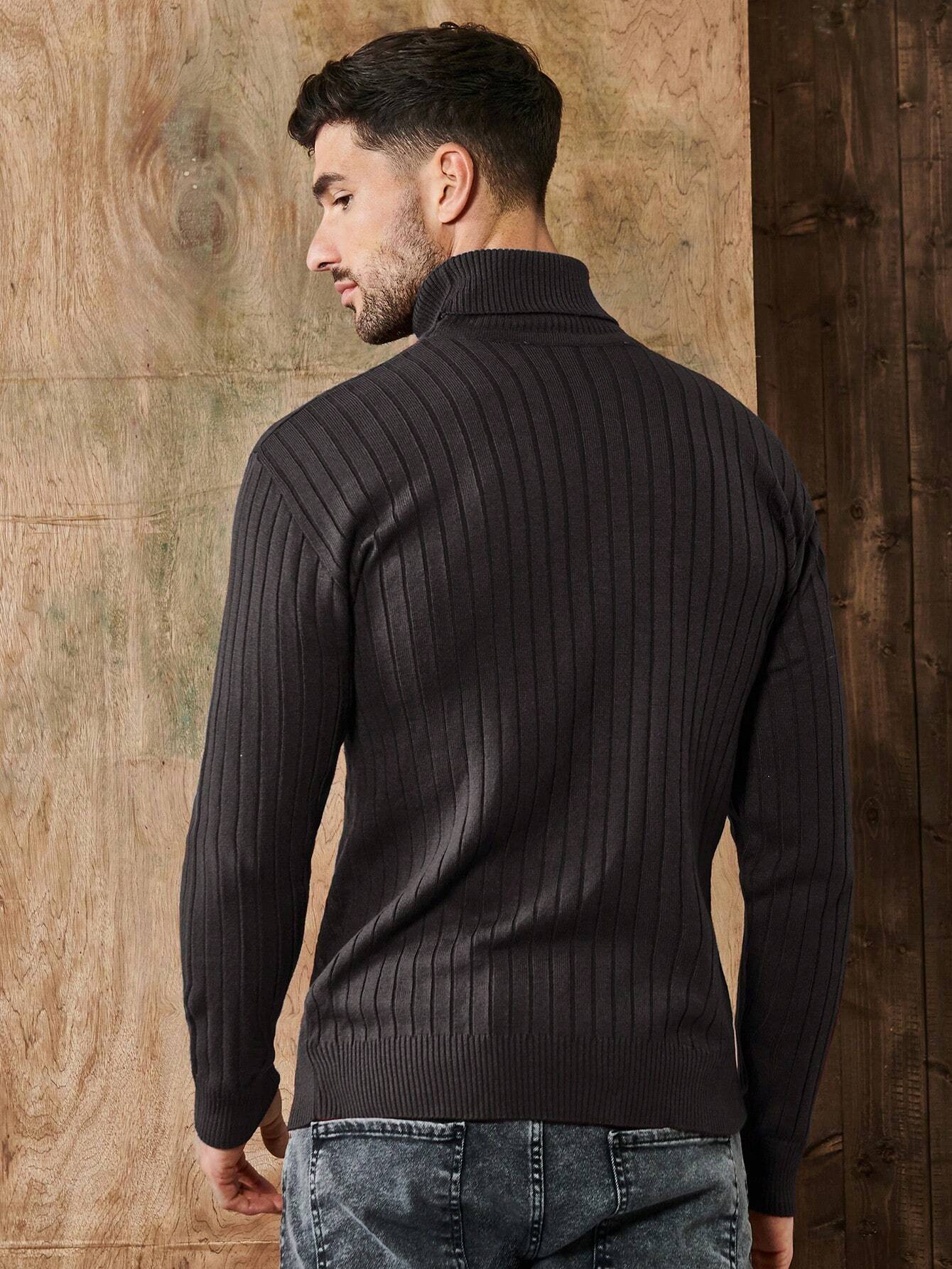 Rollkragenpullover - Herren Strickpullover mit Rollkragen-HauteBerlin