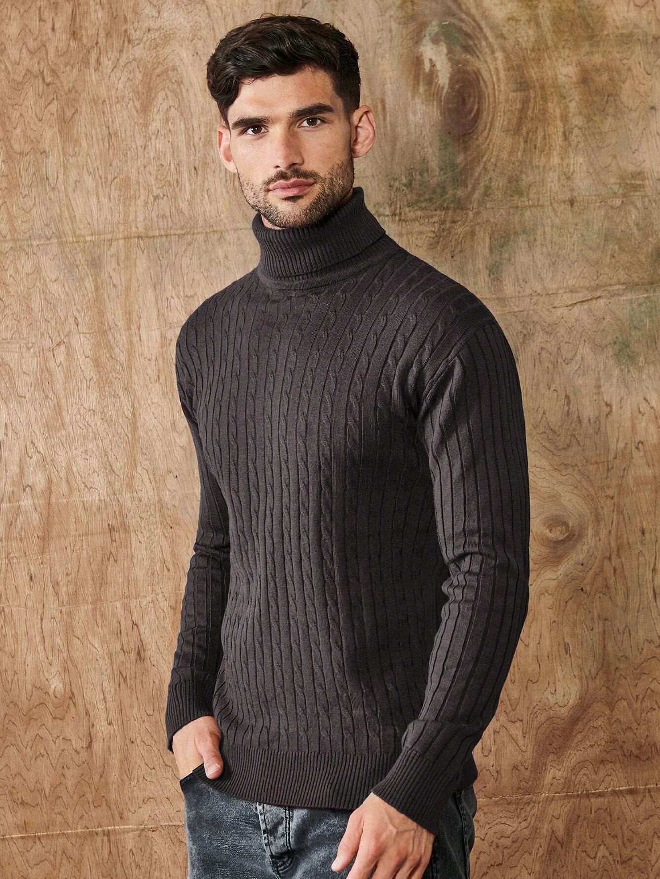 Rollkragenpullover - Herren Strickpullover mit Rollkragen-HauteBerlin