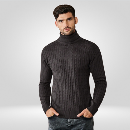 Rollkragenpullover - Herren Strickpullover mit Rollkragen-HauteBerlin