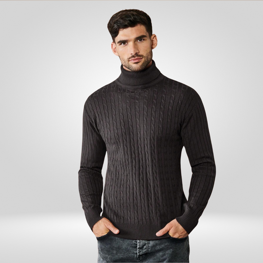 Rollkragenpullover - Herren Strickpullover mit Rollkragen-HauteBerlin