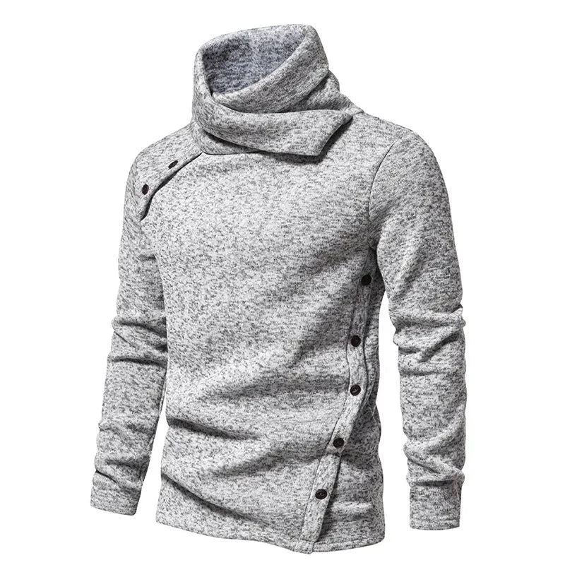 Rollkragenpullover – Langärmliger Pullover mit hohem Kragen für Herren-HauteBerlin