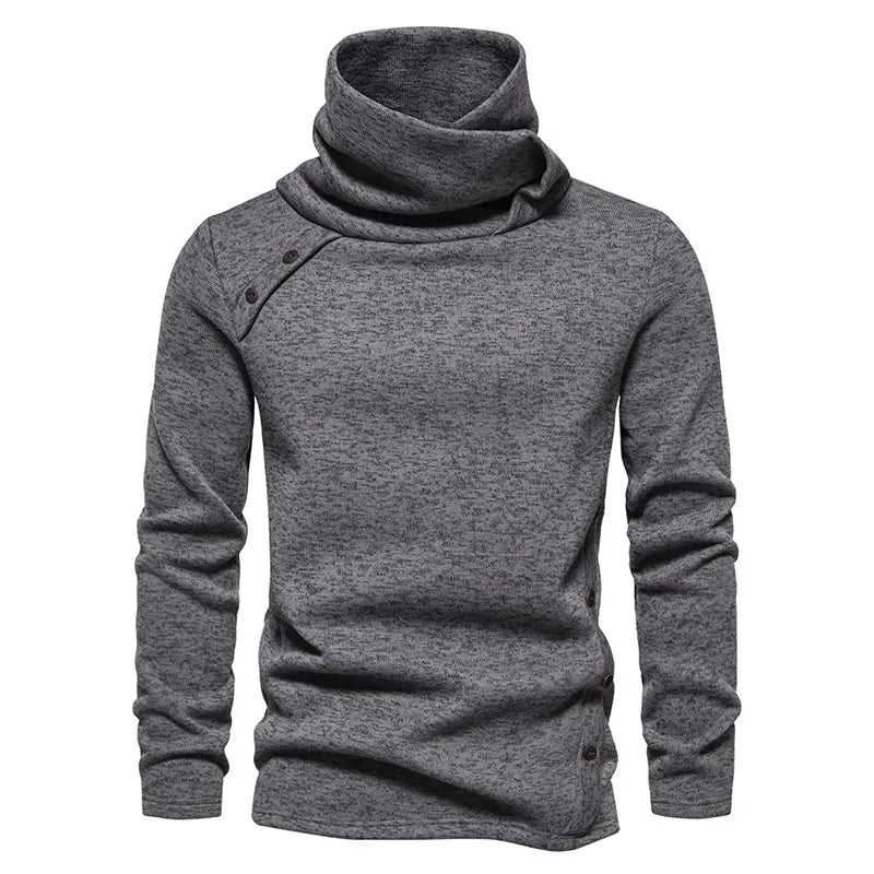 Rollkragenpullover – Langärmliger Pullover mit hohem Kragen für Herren-HauteBerlin