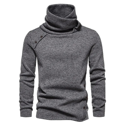 Rollkragenpullover – Langärmliger Pullover mit hohem Kragen für Herren-HauteBerlin