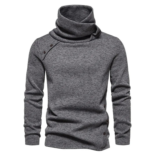 Rollkragenpullover – Langärmliger Pullover mit hohem Kragen für Herren-HauteBerlin