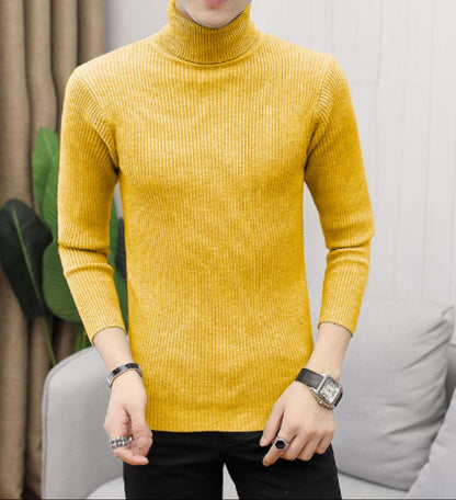 Rollkragenpullover – Slim Fit Strickpullover mit Rollkragen für Herren-HauteBerlin