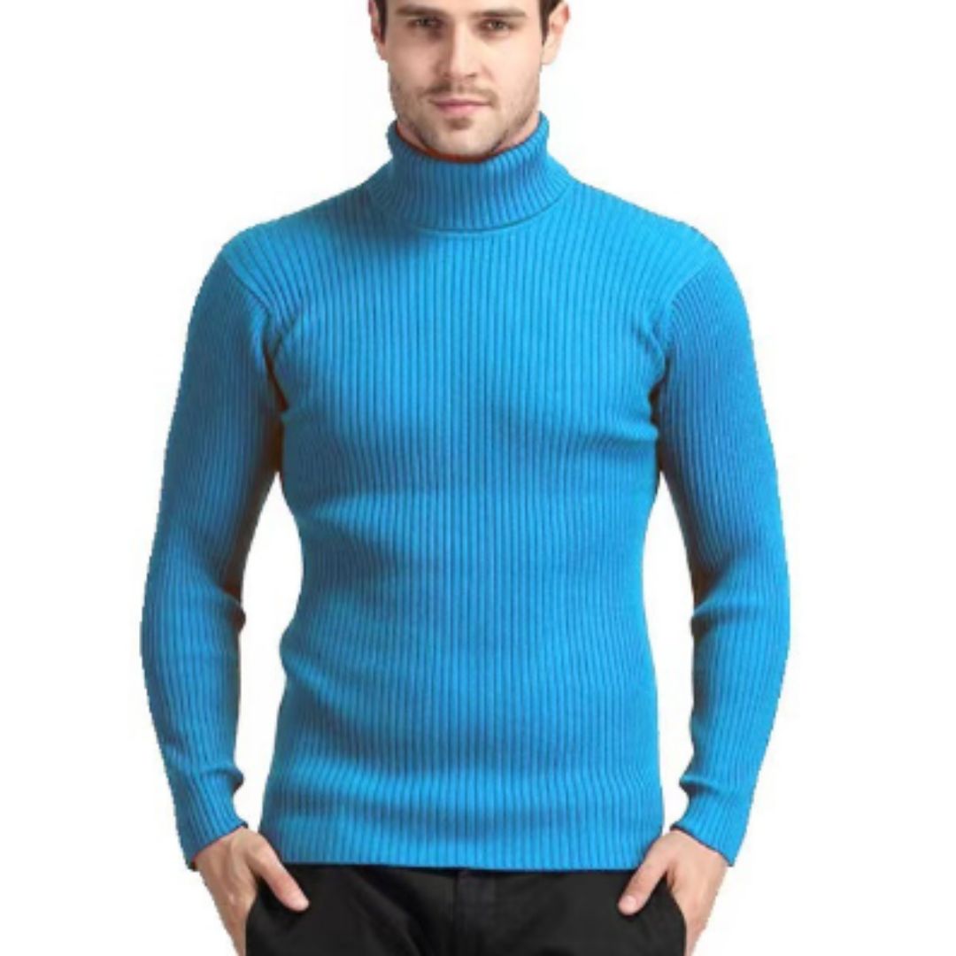 Rollkragenpullover – Slim Fit Strickpullover mit Rollkragen für Herren-HauteBerlin
