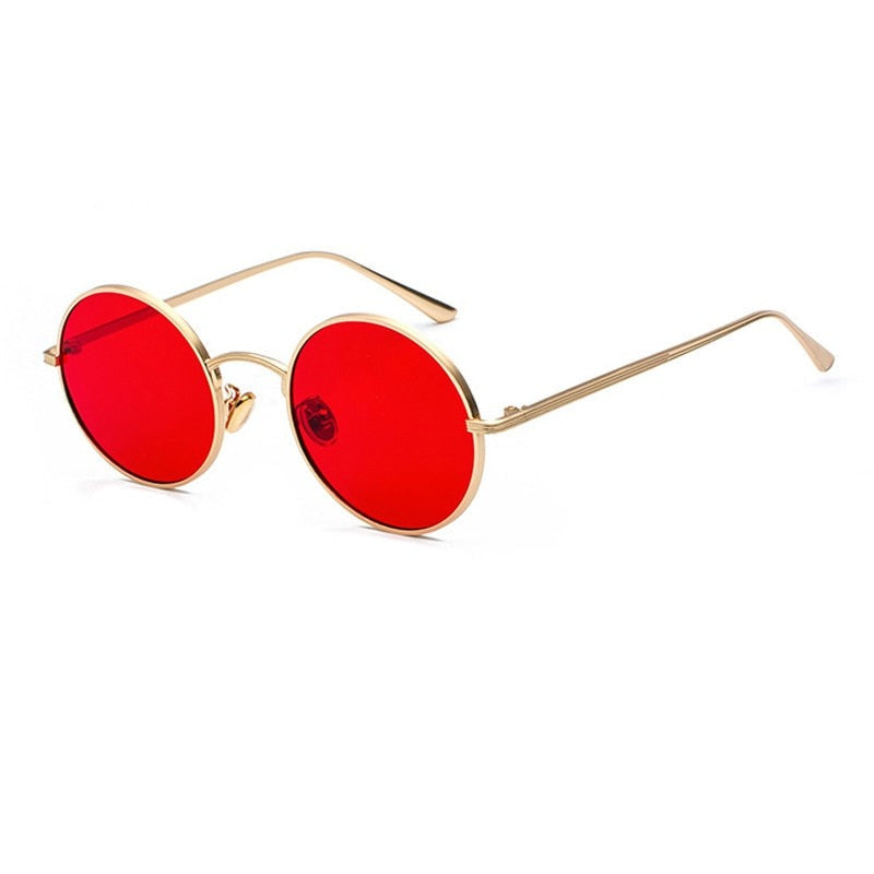 Runde Sonnenbrille Retro | Metallrahmen | Zwölf Farben | Unisex-HauteBerlin