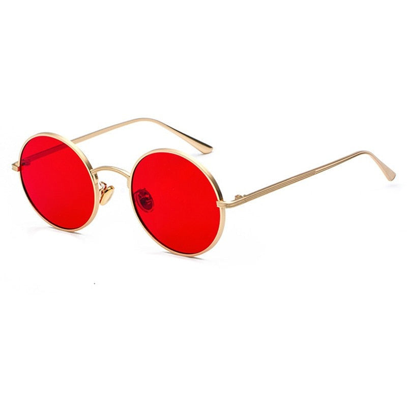 Runde Sonnenbrille Retro | Metallrahmen | Zwölf Farben | Unisex-HauteBerlin