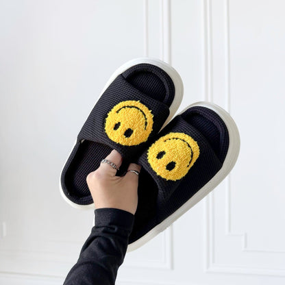 Sandalen Damen | Plateau mit Smiley | Gepolstert Sommer-HauteBerlin