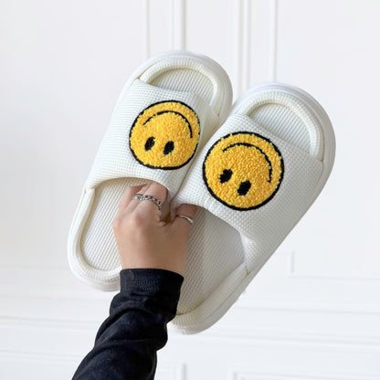 Sandalen Damen | Plateau mit Smiley | Gepolstert Sommer-HauteBerlin