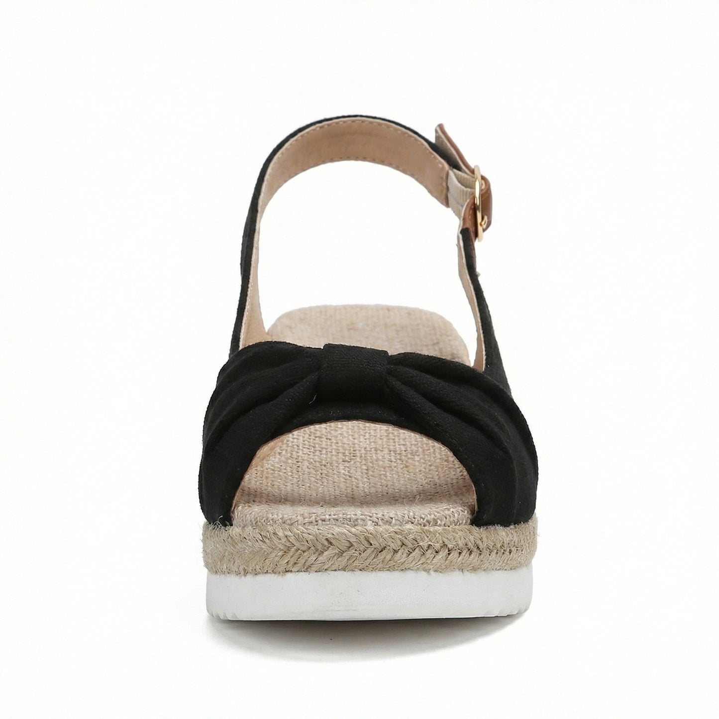 Sandalen mit Keilabsatz – offene Zehen – verstellbarer Riemen – Plateausandalen – Damensandalen-HauteBerlin