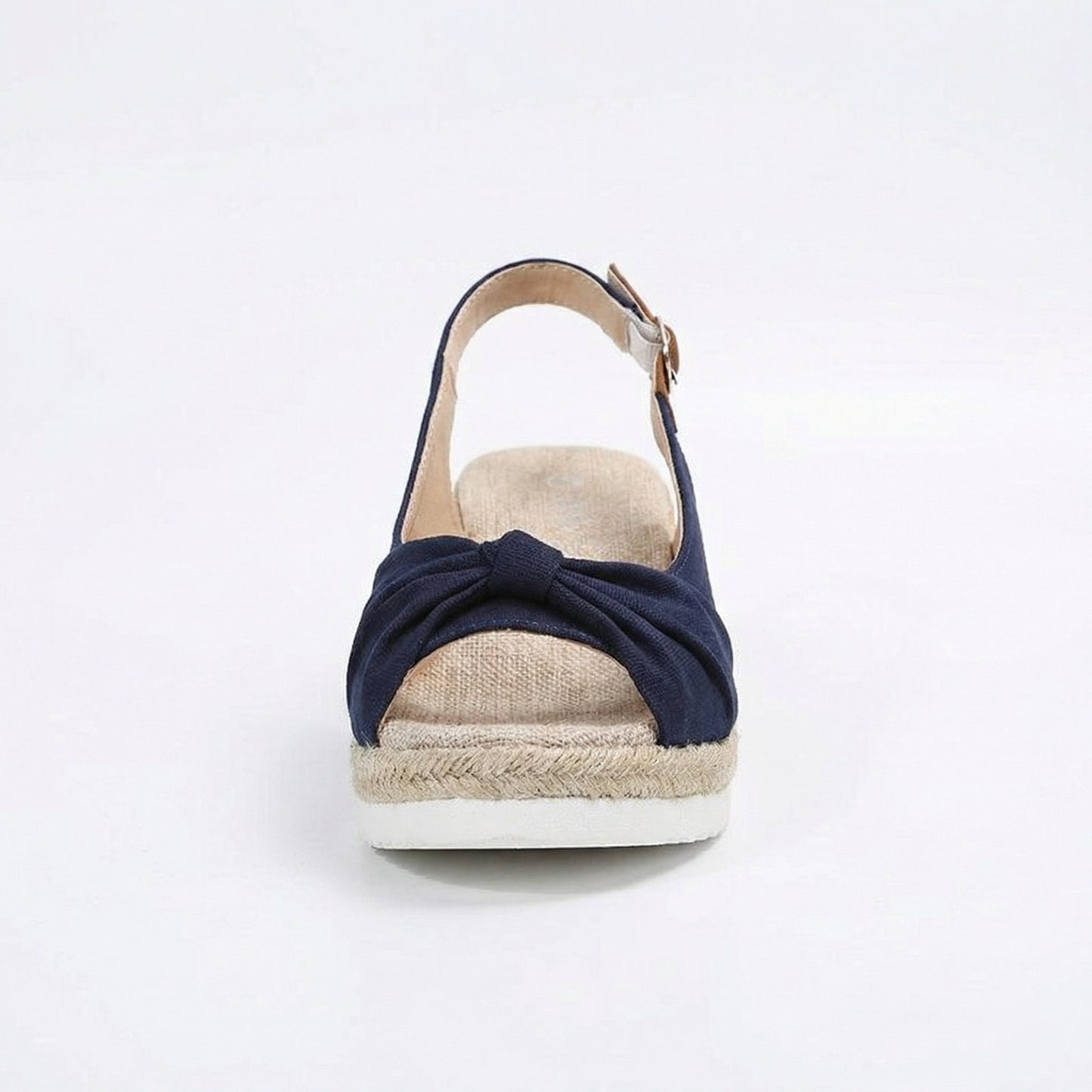 Sandalen mit Keilabsatz – offene Zehen – verstellbarer Riemen – Plateausandalen – Damensandalen-HauteBerlin