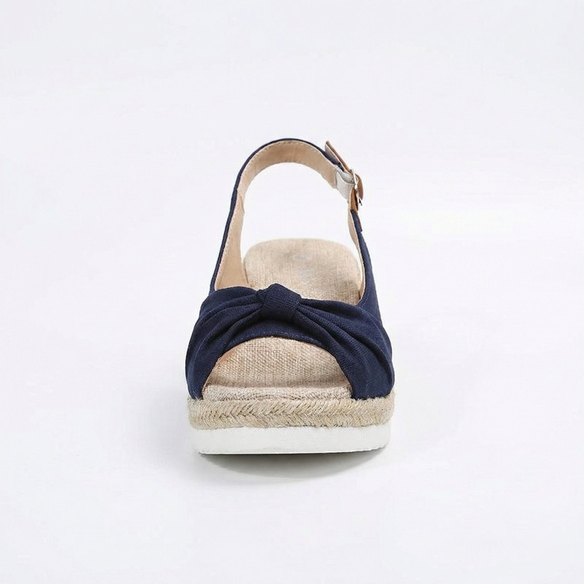 Sandalen mit Keilabsatz – offene Zehen – verstellbarer Riemen – Plateausandalen – Damensandalen-HauteBerlin