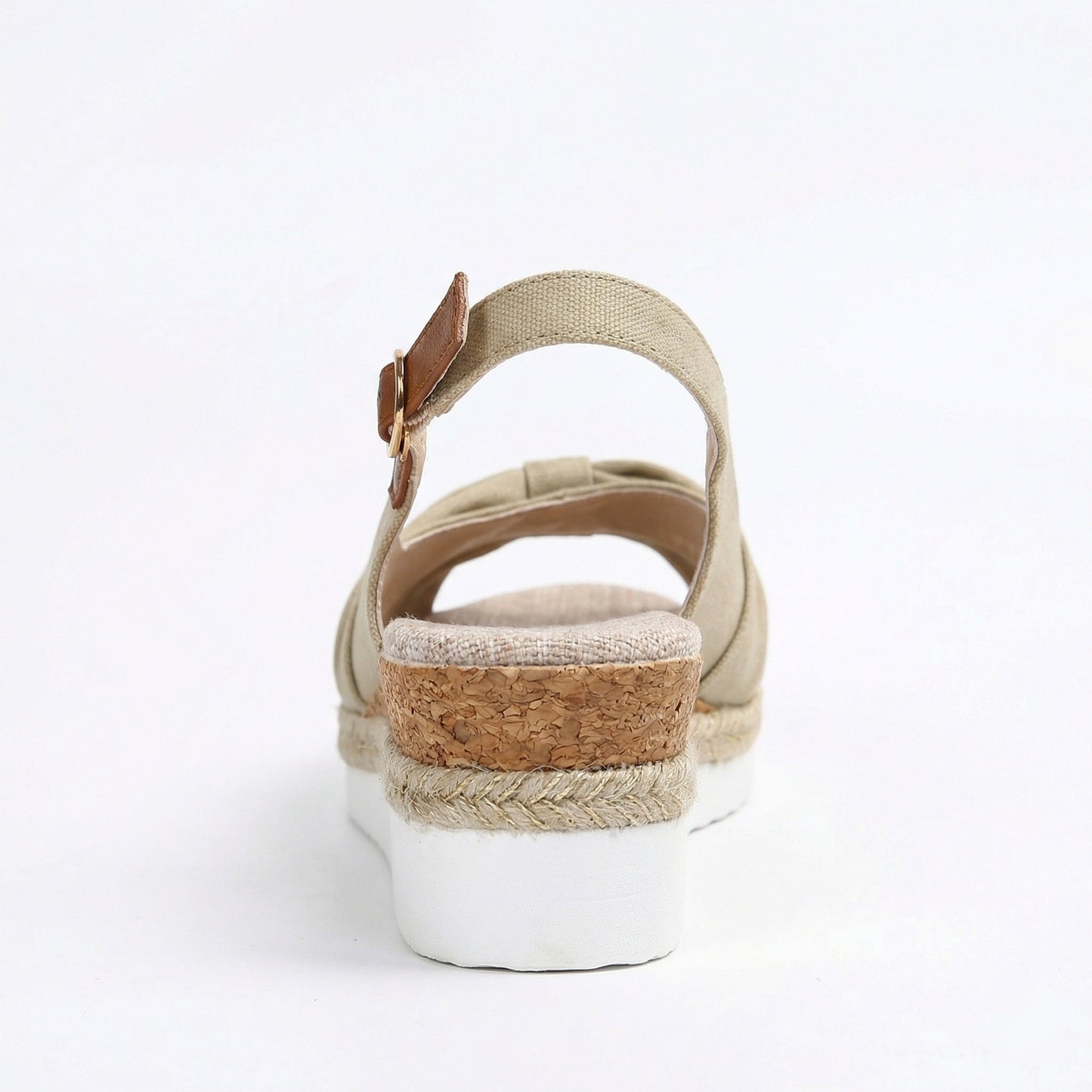 Sandalen mit Keilabsatz – offene Zehen – verstellbarer Riemen – Plateausandalen – Damensandalen-HauteBerlin