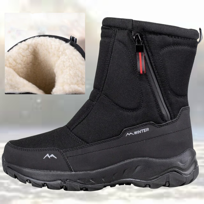 Schneestiefel – Mit Fell gefüttert – Rutschfest – Winterstiefel – Herrenstiefel-HauteBerlin