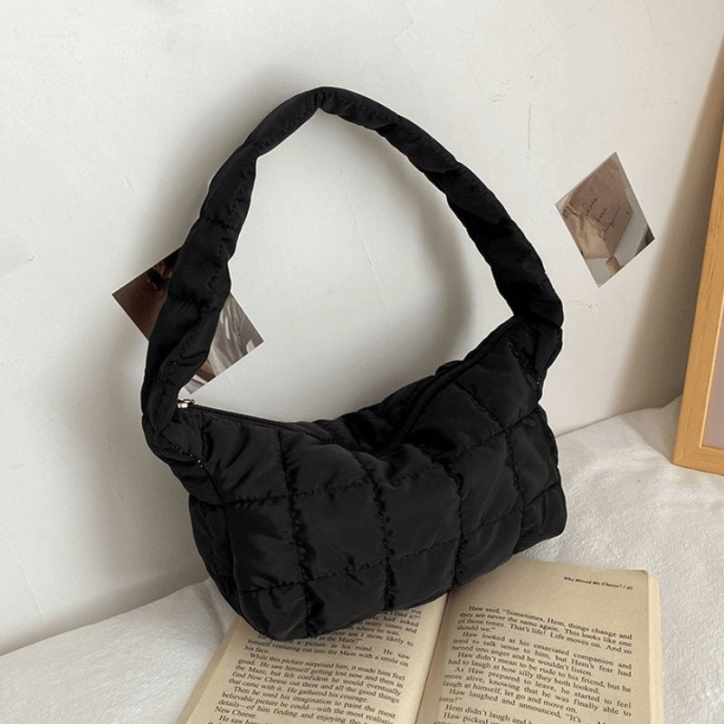 Schultertasche Damen | Gesteppt und Wattiert | Mini-HauteBerlin