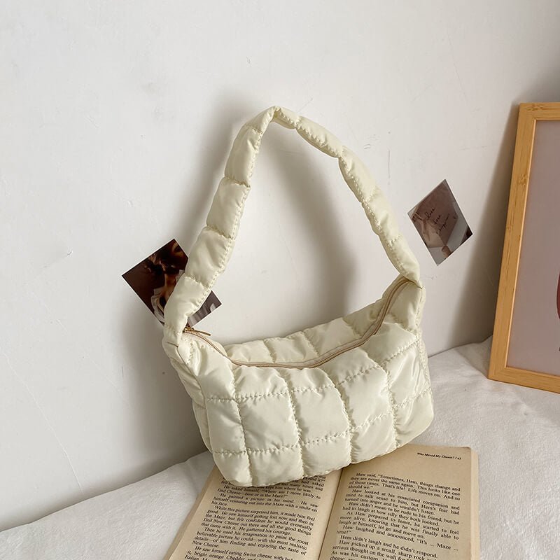 Schultertasche Damen | Gesteppt und Wattiert | Mini-HauteBerlin