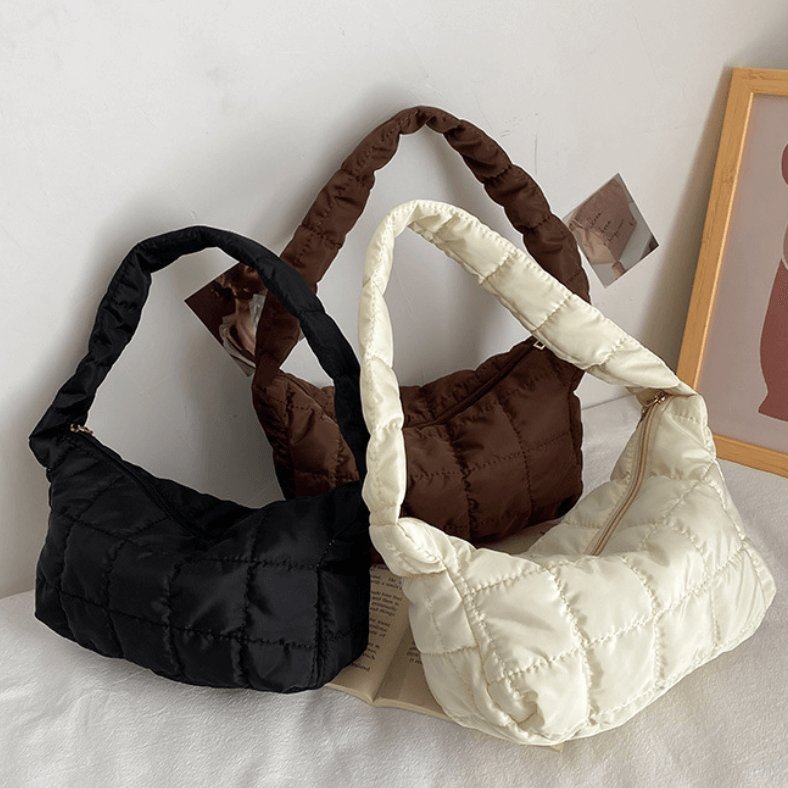 Schultertasche Damen | Gesteppt und Wattiert | Mini-HauteBerlin