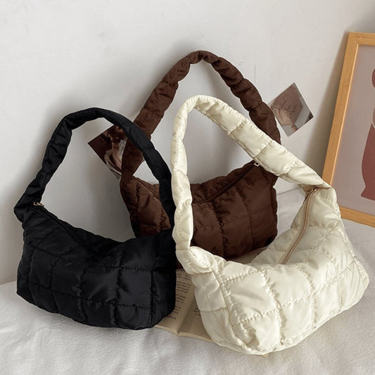 Schultertasche Damen | Gesteppt und Wattiert | Mini-HauteBerlin