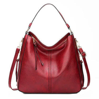 Schultertasche Damen | Hobo Tasche | Verstellbarer Schultergurt | Reißverschluss-HauteBerlin