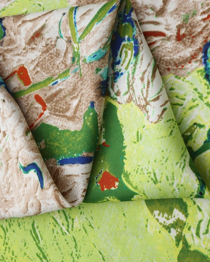 Seidentuch Damen | Twill Seide | Halstuch | Sechs Kunstdrucke-HauteBerlin