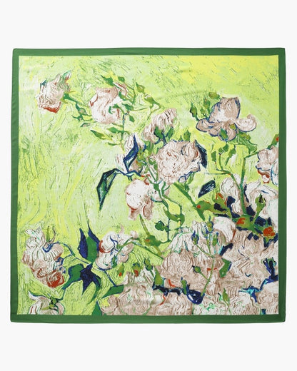 Seidentuch Damen | Twill Seide | Halstuch | Sechs Kunstdrucke-HauteBerlin