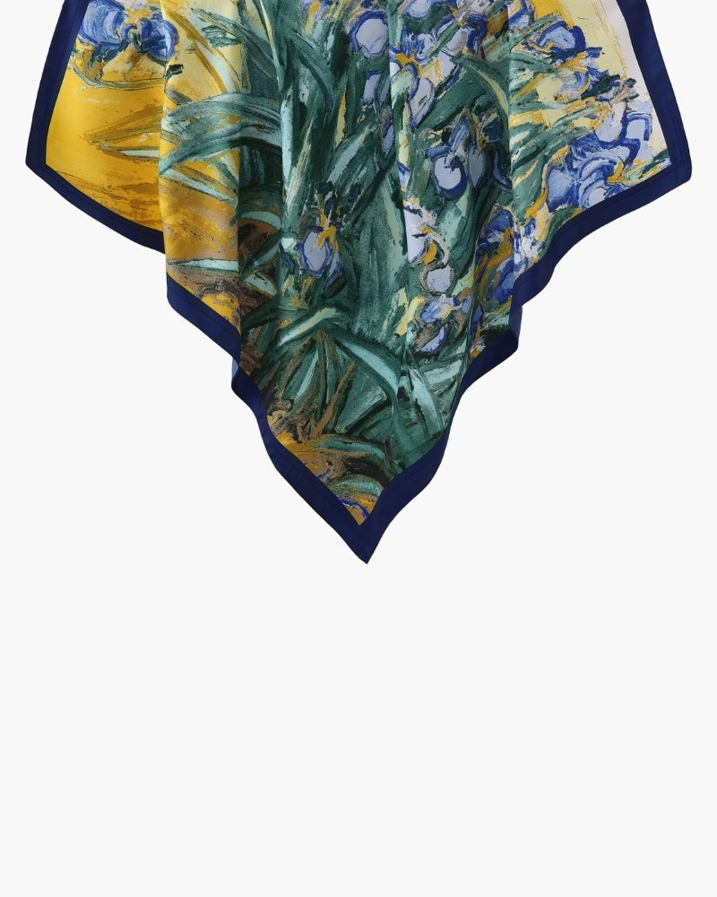 Seidentuch Damen | Twill Seide | Halstuch | Sechs Kunstdrucke-HauteBerlin