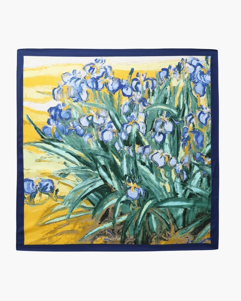Seidentuch Damen | Twill Seide | Halstuch | Sechs Kunstdrucke-HauteBerlin