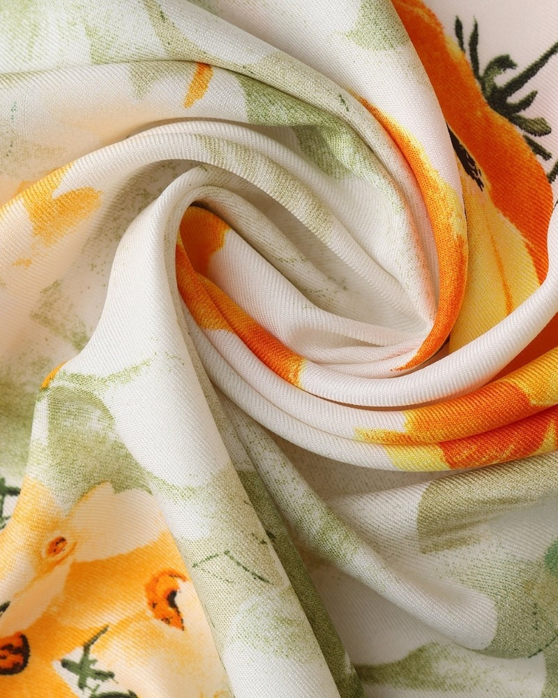 Seidentuch Damen | Twill Seide | Halstuch | Sechs Kunstdrucke-HauteBerlin