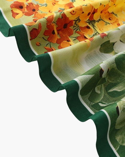 Seidentuch Damen | Twill Seide | Halstuch | Sechs Kunstdrucke-HauteBerlin