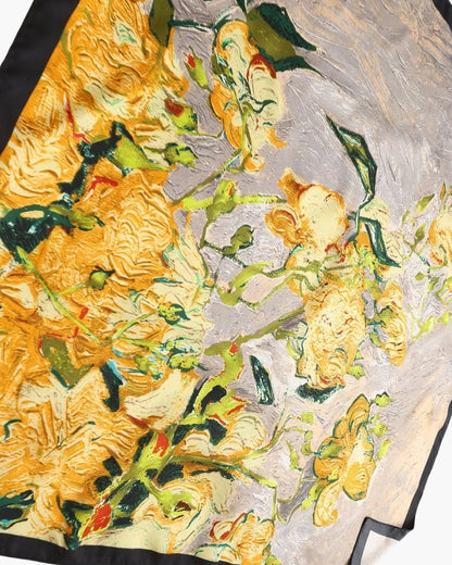 Seidentuch Damen | Twill Seide | Halstuch | Sechs Kunstdrucke-HauteBerlin