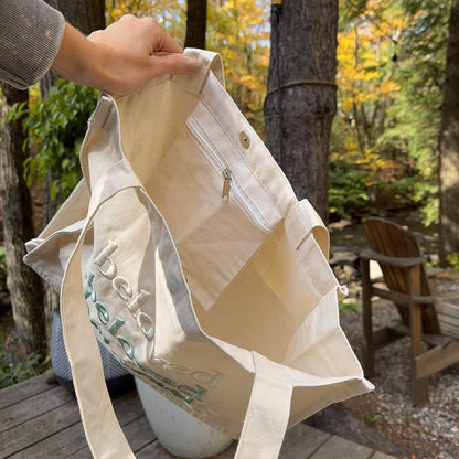 Shopper Damen | Canvas Stofftasche | Bestickt aus Baumwolle-HauteBerlin