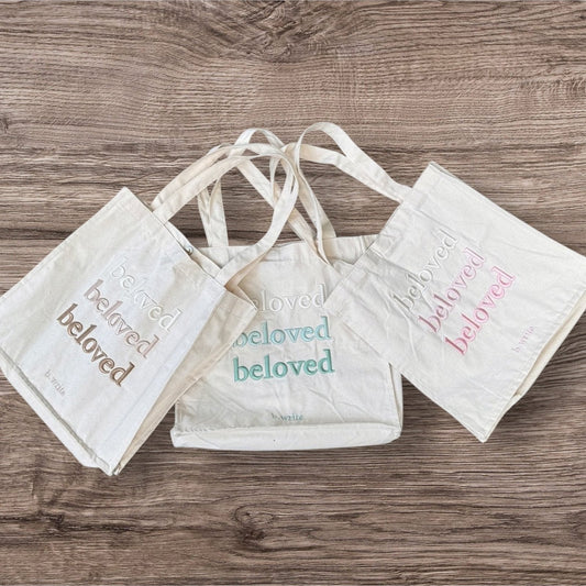 Shopper Damen | Canvas Stofftasche | Bestickt aus Baumwolle-HauteBerlin