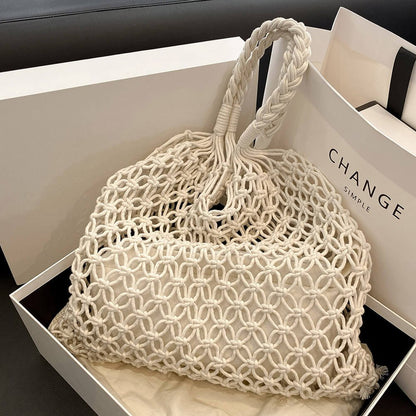 Shopper Tasche | Gehäkelt | Sommer Schultertasche-HauteBerlin