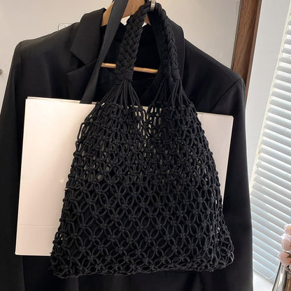 Shopper Tasche | Gehäkelt | Sommer Schultertasche-HauteBerlin