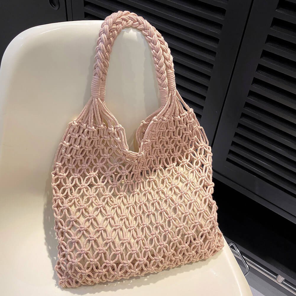 Shopper Tasche | Gehäkelt | Sommer Schultertasche-HauteBerlin