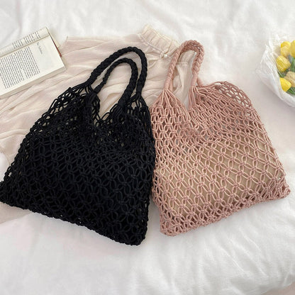 Shopper Tasche | Gehäkelt | Sommer Schultertasche-HauteBerlin