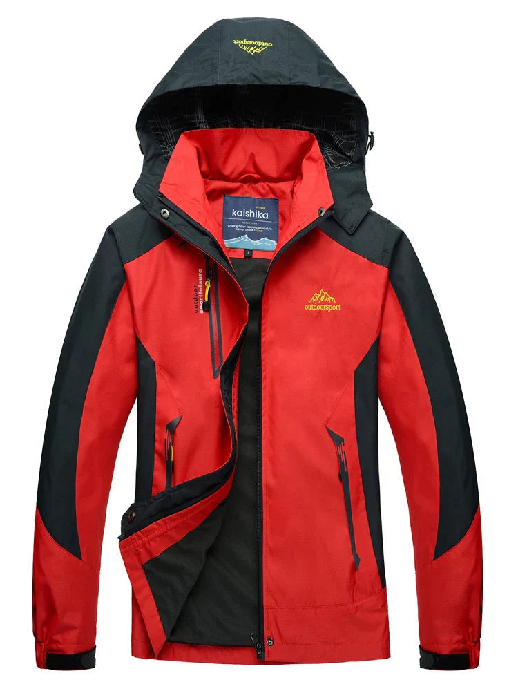 Skijacke – mit Kapuze – Reißverschlusstaschen – Windjacke – Winterjacke für Frauen-HauteBerlin
