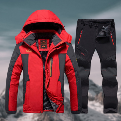 Skiset – mit Kapuze – Outdoor – Set aus Skijacke und -hose – Winterkleidung für Männer-HauteBerlin